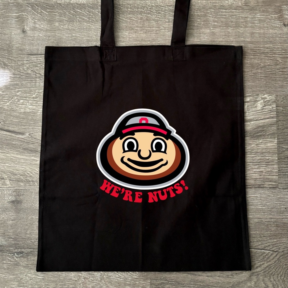 ⭕️🏈🏟 Ohio State Brutus We're Nuts! OSU Tote Bag